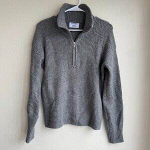 Old Navy rib knit quarter zip sweater